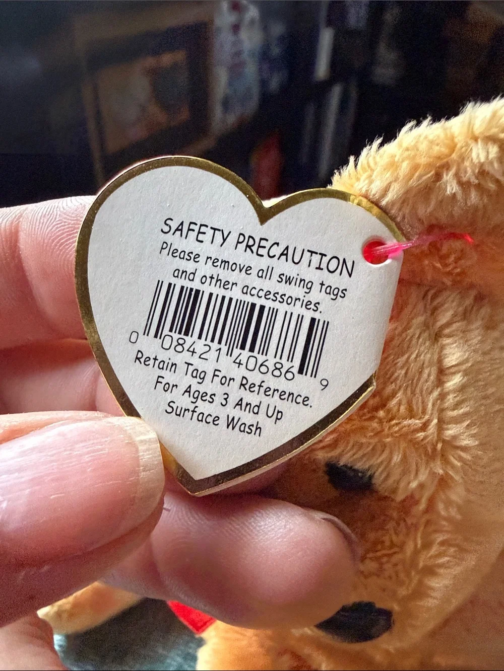 Ty Goodheart Teddy Bear Red Heart